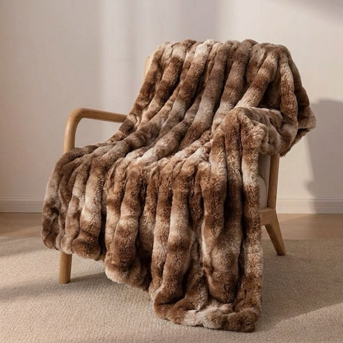 Wolkplaid van Imitatiebont – Dubbellaags en Extra Warm