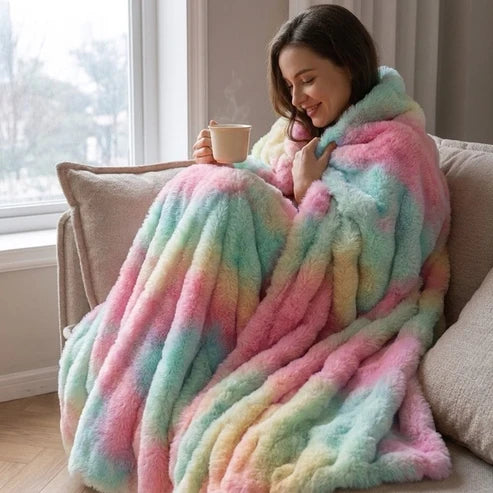 Wolkplaid van Imitatiebont – Dubbellaags en Extra Warm