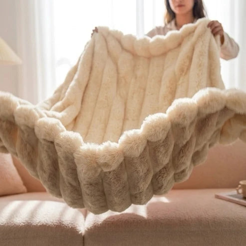 Wolkplaid van Imitatiebont – Dubbellaags en Extra Warm