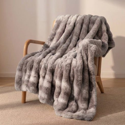 Wolkplaid van Imitatiebont – Dubbellaags en Extra Warm