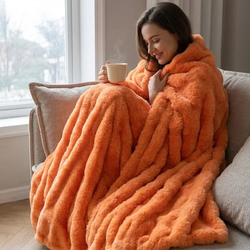Wolkplaid van Imitatiebont – Dubbellaags en Extra Warm