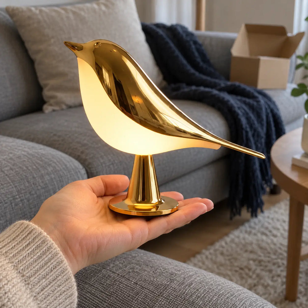 Svala in goud in de hand – licht en draadloos