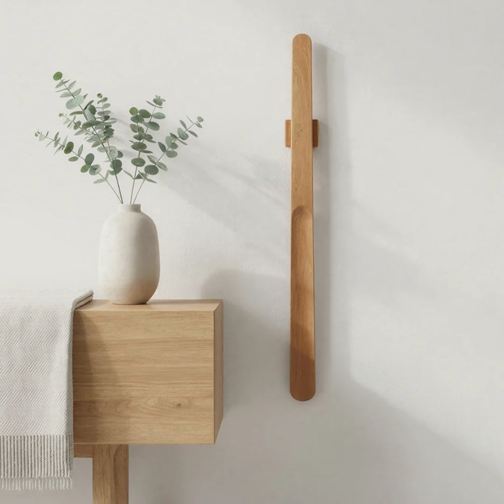 Magnetisk Skohorn i Massivt Træ – 55 cm