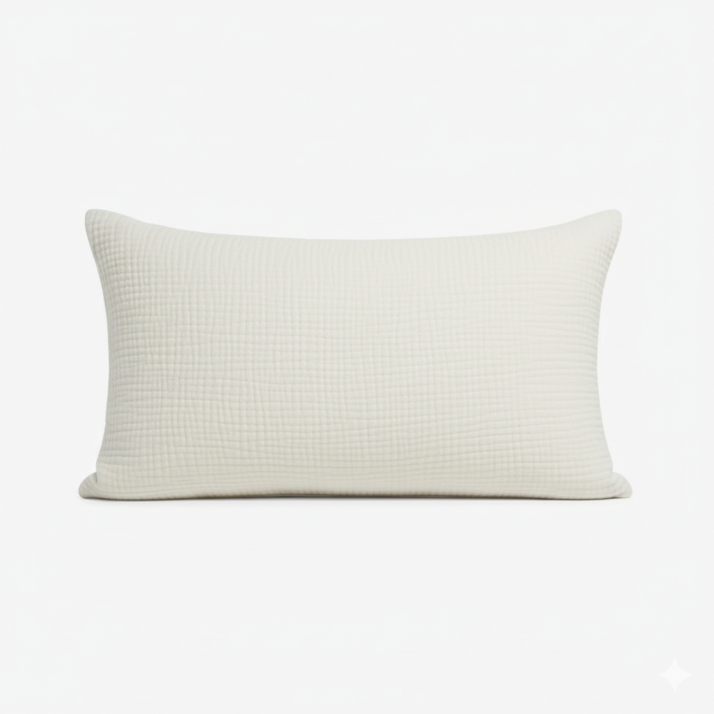 Mousseline Kussensloop (Enkel) – 100% Mousseline Katoen