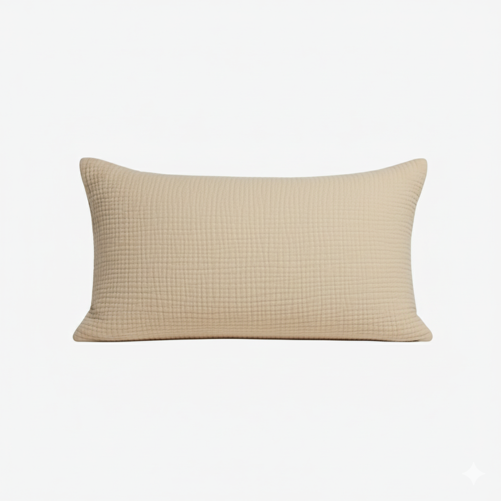 Mousseline Kussensloop (Enkel) – 100% Mousseline Katoen