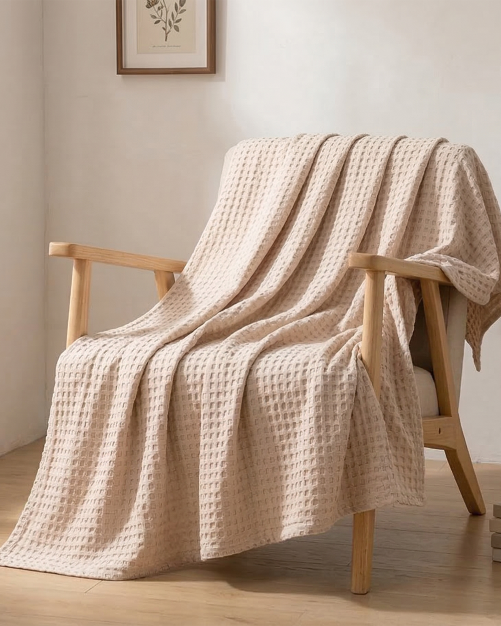 Wafelplaid – 100% Katoen