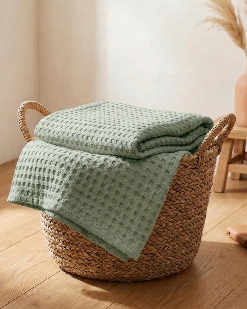 Wafelplaid – 100% Katoen