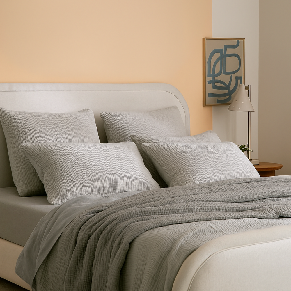 Mousseline Kussensloop (Enkel) – 100% Mousseline Katoen