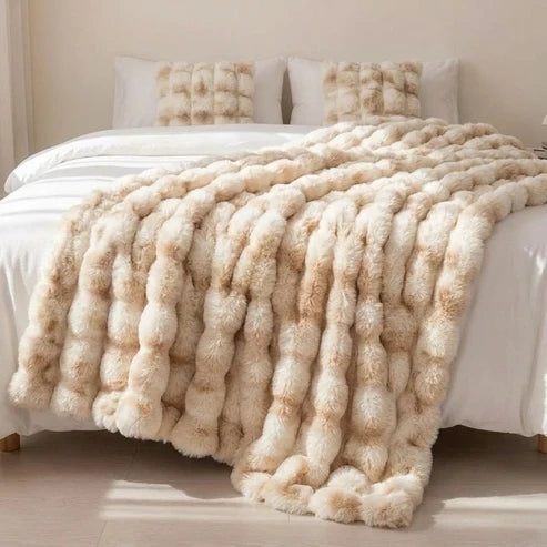 Wolkplaid van Imitatiebont – Dubbellaags en Extra Warm
