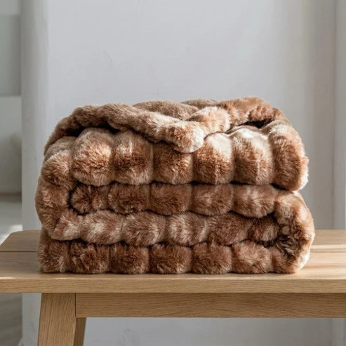 Wolkplaid van Imitatiebont – Dubbellaags en Extra Warm