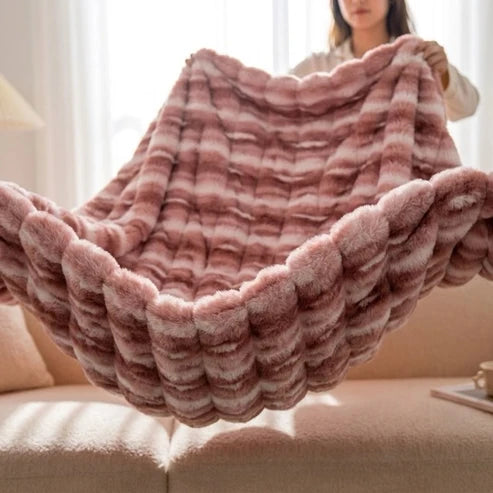 Wolkplaid van Imitatiebont – Dubbellaags en Extra Warm