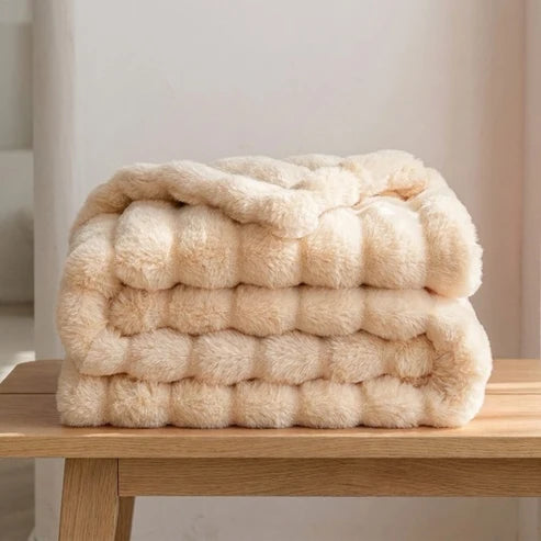 Wolkplaid van Imitatiebont – Dubbellaags en Extra Warm