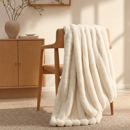 Wolkplaid van Imitatiebont – Dubbellaags en Extra Warm