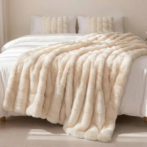 Wolkplaid van Imitatiebont – Dubbellaags en Extra Warm