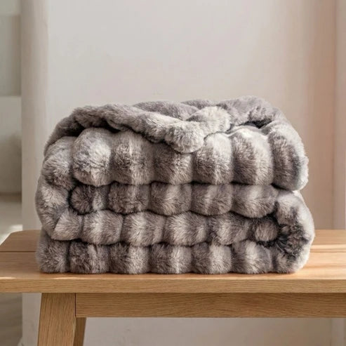 Wolkplaid van Imitatiebont – Dubbellaags en Extra Warm