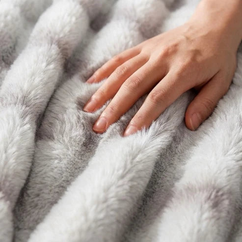 Wolkplaid van Imitatiebont – Dubbellaags en Extra Warm