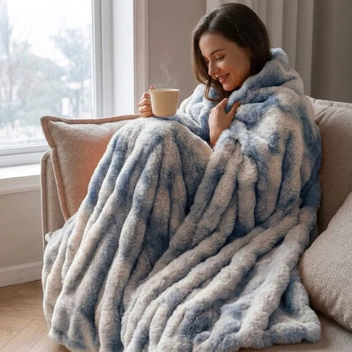 Wolkplaid van Imitatiebont – Dubbellaags en Extra Warm