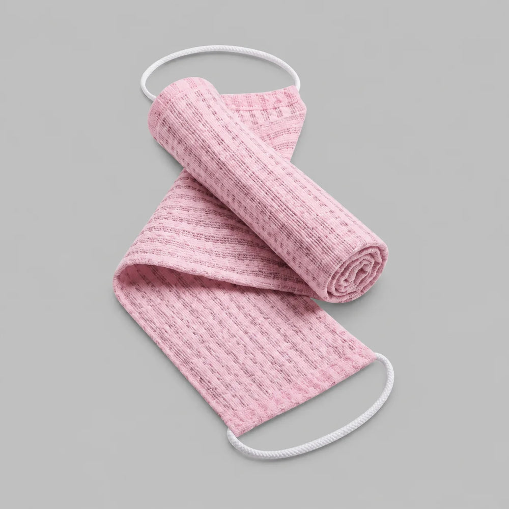Scrubhanddoek voor onder de douche – bamboe & houtskool